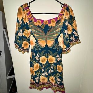 FARM Rio Vibrant Floral Mini Dress